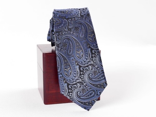 Krawat jedwabny żakardowy Collection Adam wzór 31.JPG