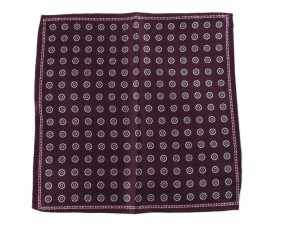 Poszetka jedwabna dwustronna Collection Adam wz 47