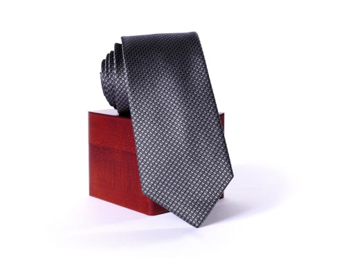 Krawat jedwabny żakardowy Collection Adam  wzór nr 123.JPG