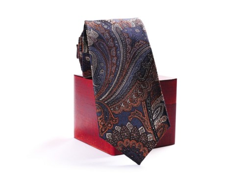 Krawat jedwabny żakardowy Collection Adam wzór 174.JPG