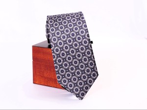 Krawat RIETTI "jeans & silk" wzór 14