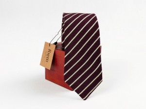 Krawat RIETTI WEŁNIANY. "jeans & silk" wzór 34