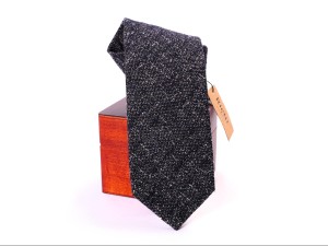 Krawat RIETTI WEŁNIANY. "jeans & silk" wzór 36